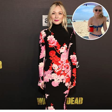 Actress Emily Kinney Loves Sharing Bikini Photos While。